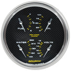 Autometer Marine Carbon Fiber 5in Gauge - 100PSI