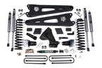 Zone Offroad 23-26 Ford F250/F350 4WD 7in Radius Arm Susp. Lift Kit 4.5in Rear - Adv. Series Shocks