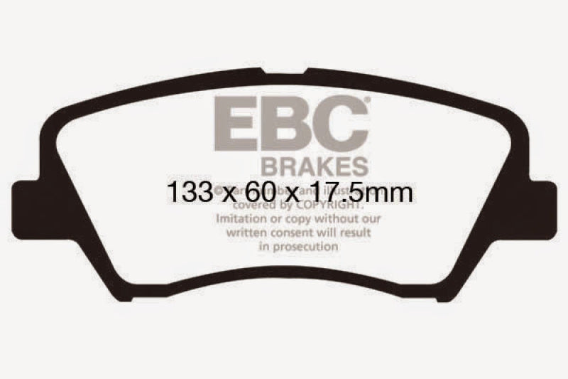 EBC 13+ Hyundai Elantra 1.8 Ultimax2 Front Brake Pads