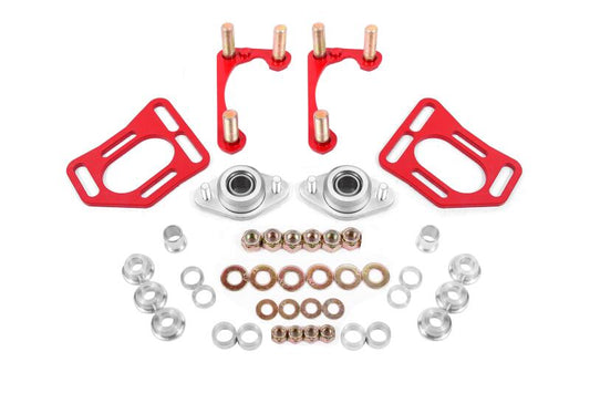 BMR 90-93 Fox Mustang Caster Camber Plates - Red