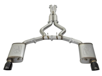 aFe 20-22 Audi RS6 Avant V8 4L (tt) MACH Force-Xp 3in to 2.5in 304 SS Cat-Back Exhaust w/ Black Tip