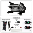 Spyder 19-20 Hyundai Santa Fe OEM Style Fog Lights w/Switch - Clear (FL-HYSF19-C)