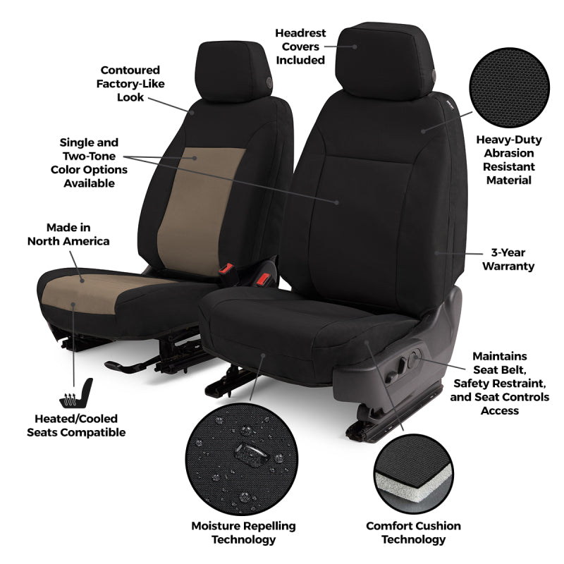 Covercraft 24-26 Toyota Grand Highlander Endura PrecisionFit Custom Second Row Seat Covers