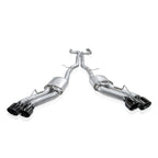 Stainless Works 22-25 Cadillac CT5-V Blackwing Catback Exhaust - Black Chrome Tips