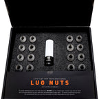 Mishimoto Steel Locking Lug Nuts M14x1.5 20pc Set Black