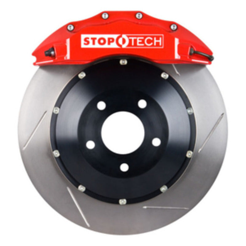 StopTech 08-13 BMW M3/11-12 1M Coupe Front BBK w/ Red ST-60 Calipers Slotted 380x35mm Rotor