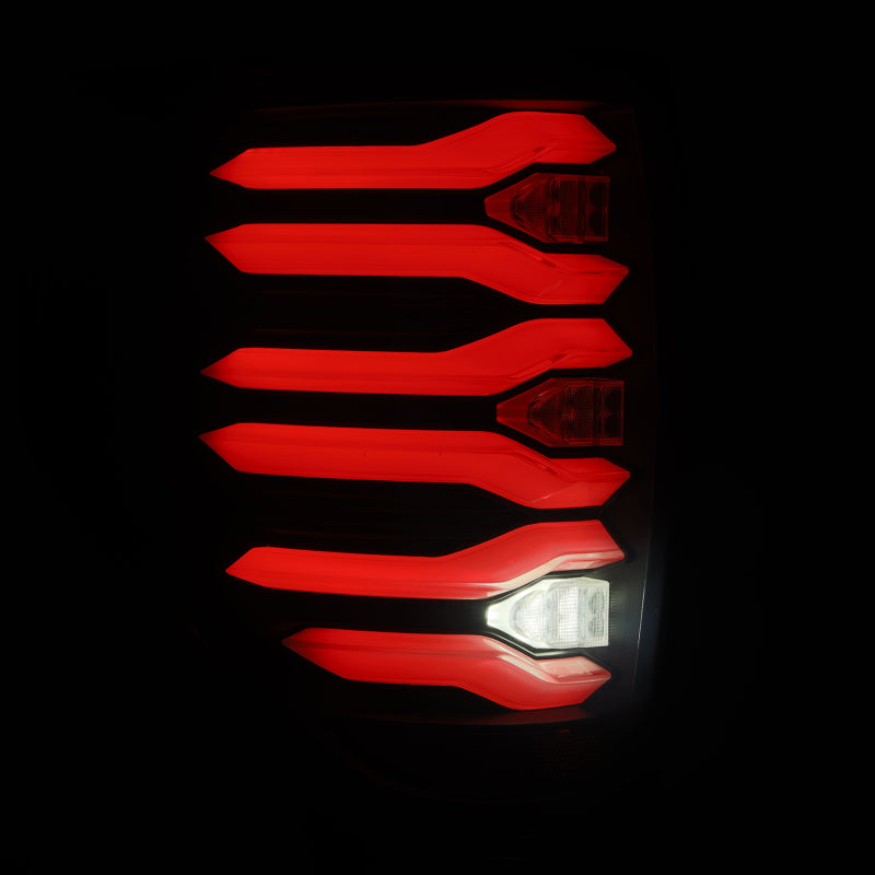 AlphaRex 09-14 Ford F150 LUXX LED Taillights - Black Housing