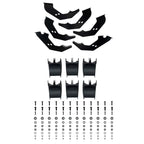 Westin 24-26 Toyota Tacoma Double Cab PRO TRAXX 5 Oval Nerf Step Bars - Black