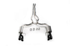 Roush 18-23 Mustang 5.0L V8 Black Tip Cat Back Exhaust Kit (Quad Tip Non-Active)
