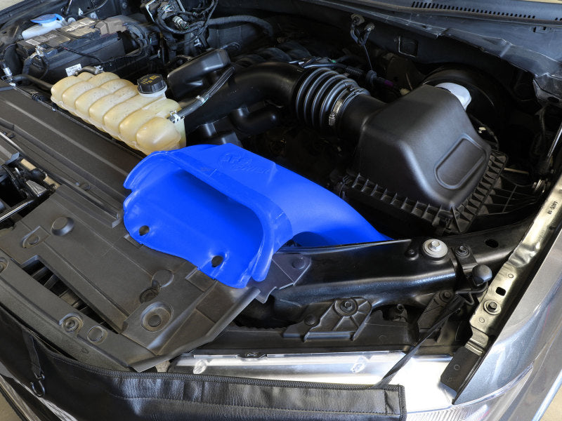 aFe Rapid Induction Dynamic Air Scoop 2021+ Ford F-150V6/V8 - Blue