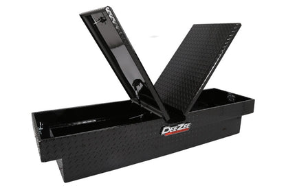 Deezee Universal Tool Box - Red Crossover - Double Black BT Full Size