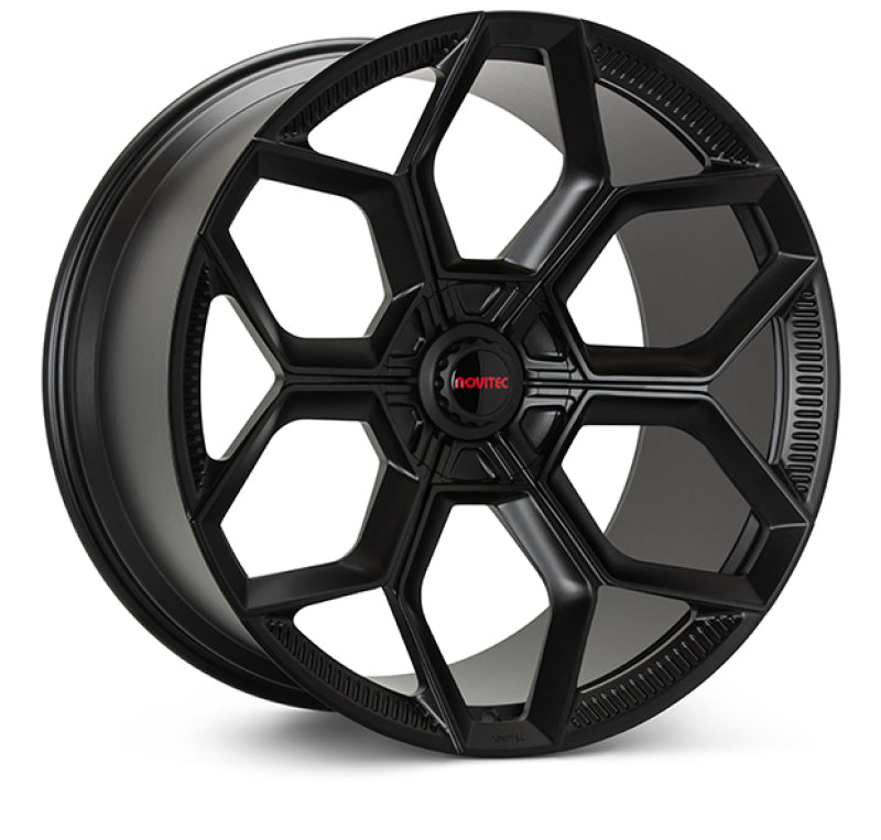 Vossen x Novitec NL5-5L 23x10.5in - 5x130 BP - ET21 - Satin Black Lamborghini Urus Front Wheel