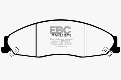 EBC 02-05 Cadillac CTS 2.6 Ultimax2 Front Brake Pads