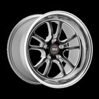 Weld S70 RT-S 17x9.5in / 5x120.65 BP / 7.3in. BS - Black Center - Polished Shell Wheel