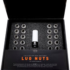 Mishimoto Steel Locking Lug Nuts M14x1.5 24pc Set Black