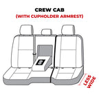 Covercraft 11-24 Dodge RAM 2500 4500 Carhartt Super Dux SeatSaver Sec Row Custom Seat Cover- Gravel