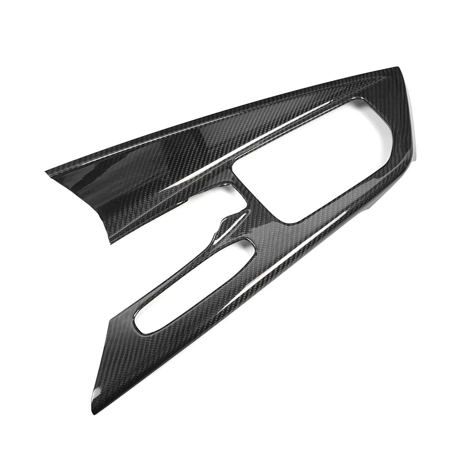 Dry Carbon Fiber Center Console Panel Interior Trim for Chevrolet Corvette C8 - Bull Boost Performance