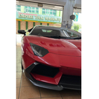 V Style Dry Carbon Fiber Front Splitter for Lamborghini Aventador LP700 - Bull Boost Performance