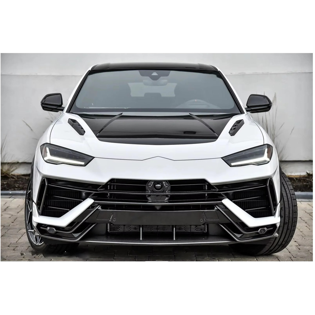 AX Style Dry Carbon Fiber Front Splitter Lip for Lamborghini Urus - Bull Boost Performance