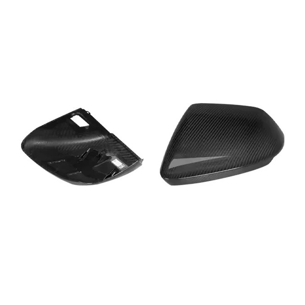 Dry Carbon Fiber Mirror Cover Caps for Lamborghini Urus Description - Bull Boost Performance
