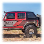 Turn Offroad 2-Piece Fastback Hard Top for Jeep Wrangler JK Unlimited 4-Door