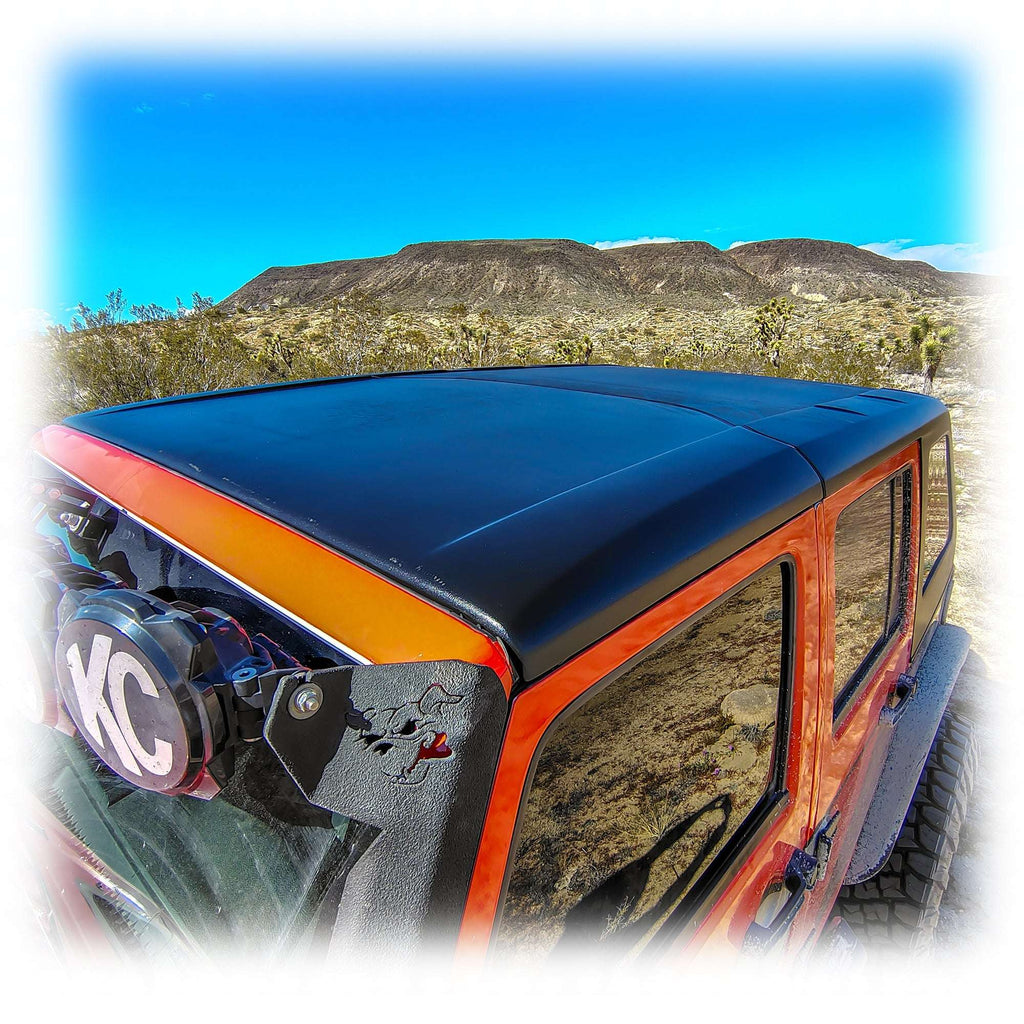 Turn Offroad 2-Piece Fastback Hard Top for Jeep Wrangler JK Unlimited 4-Door