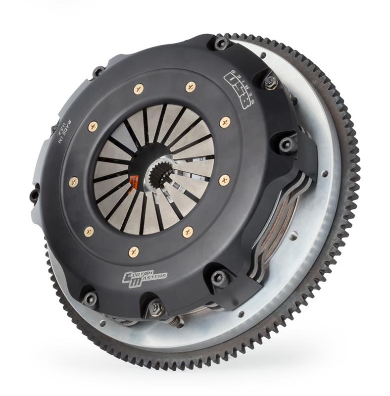 Clutch Masters 11-14 Ford Mustang 5.0L Twin Disc 8-Bolt Race Clutch Kit - w/ Slave Cylinder