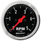 Autometer Traditional Chrome 2-1/16in 5K RPM In-Dash Mechanical Tachometer