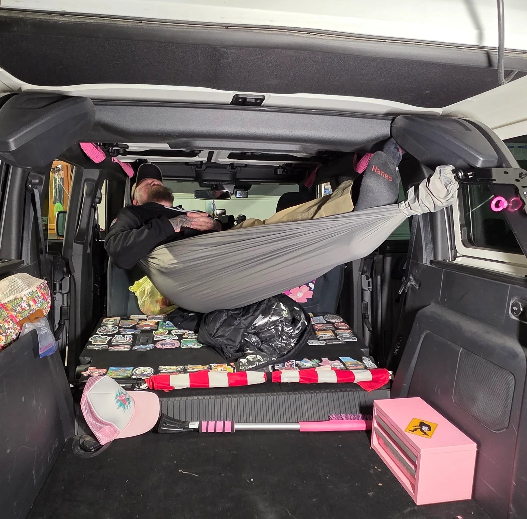 KIP Hammock Bracket Set for Gen6 Ford Bronco 4 Door by TAT2DSQRL Designs