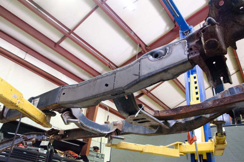 RustBuster 97-04 Dodge Dakota Front Frame Repair Kit - Left