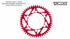 Vortex Racing 47 Tooth 520 Rear Sprocket - Red