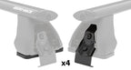 Rhino-Rack 14-19 Toyota Corolla 4 Door Sedan Vortex 2500 2 Bar Roof Rack - Black