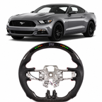 Ford Mustang GT LED Carbon Fiber Steering Wheel 2015-2017