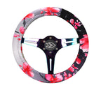 NRG Steering Wheel Cover - Sakura Stretch Polyester w/ PrismaTag
