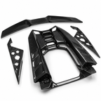 DF Upgrade Dry Carbon Fiber Engine Deck Rear Spoiler Wing Kit for Lamborghini Revuelto by Stratec Systems
