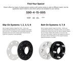 Eibach 17-23 Tesla Model 3 Long Range / 20-25 Tesla Model Y Long Range Pro-Spacer 30mm - Pair (Blk)