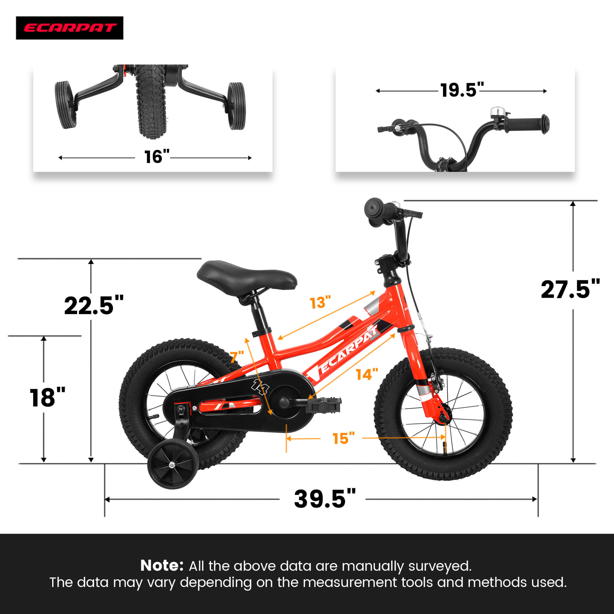Ecarpat GrowTo18 18“ Kid Bike