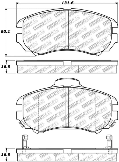 StopTech Street Select Brake Pads - Front