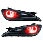Oracle 15-17 Chrysler 0 LED Headlight Halo Kit - Red