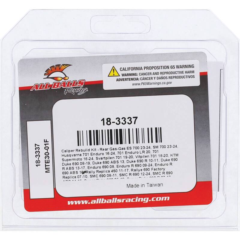 All Balls Racing Gas-Gas/Husqvarna/KTM Caliper Rebuild Kit