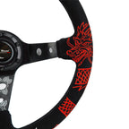 Track Ready Suede Steering Wheel Hub Adapter for 83-04 Mustang / 89-92 Ranger US - Bull Boost Performance