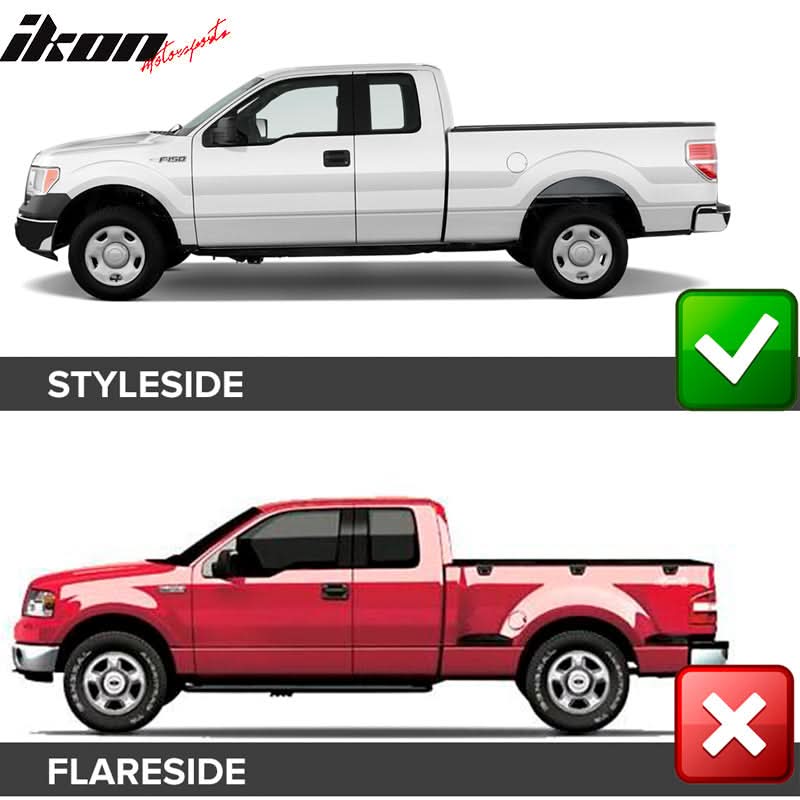 2004-2008 Ford F150 Styleside 5.5 6.5 8Ft Bed Fender Flare Wheel Cover