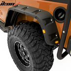 2007-2018 Jeep Wrangler JK Pocket Rivet Fender Flare w/ LED Side Maker