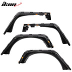 2007-2018 Jeep Wrangler JK Pocket Rivet Fender Flare w/ LED Side Maker