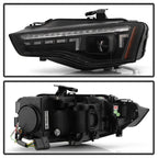 Spyder 13-17 Audi A5 HID Model Only High-Power Headlight - Black (PRO-YD-AA513HIDAP-SEQGR-BK)
