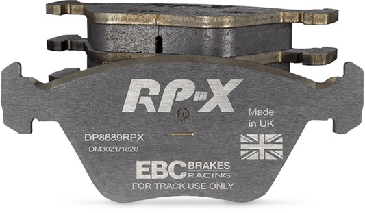EBC Racing 03-05 Porsche 911 (996) Carrera 4S 3.6L (Cast Iron Rotor Only) RP-X Front Brake Pads