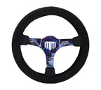 NRG Steering Wheel Cover - Black Stretch Micro Fiber w/ NRG Tag