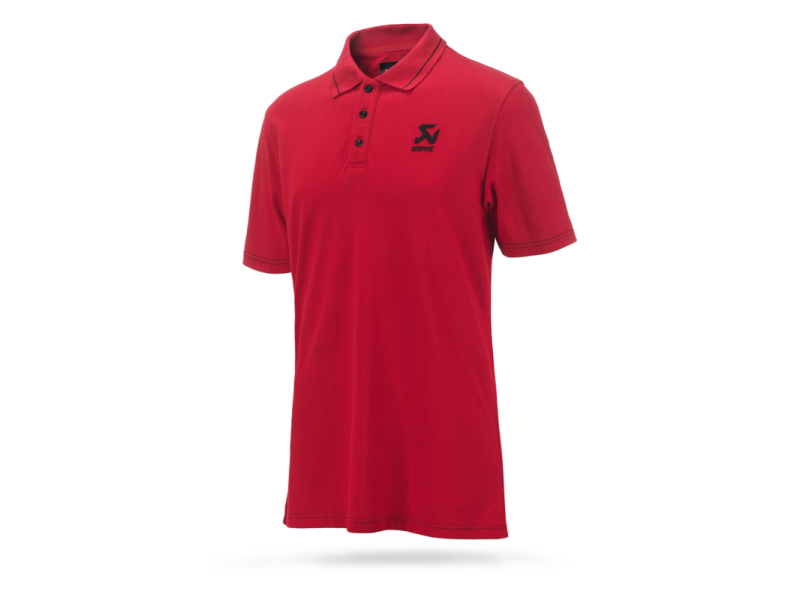 Akrapovic Corpo Polo Red Mens - XS