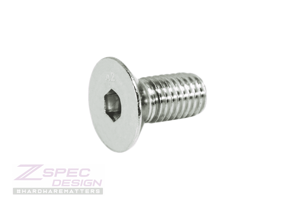ZSPEC M10-1.5x25mm Flat-Head FHSC Fasteners, Stainless, Per Each
