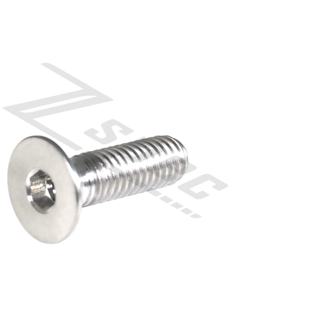ZSPEC M6-1.0x20mm Flat-Head FHSC Fastener/Bolt, Titanium Grade-5, Per Each